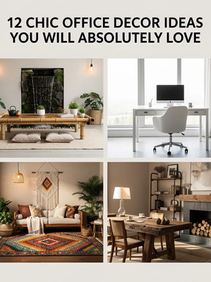 12 Chic Office Decor Ideas You Will Absolutely Love