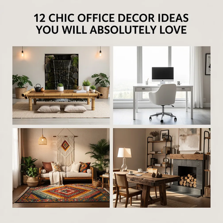 12 Chic Office Decor Ideas You Will Absolutely Love