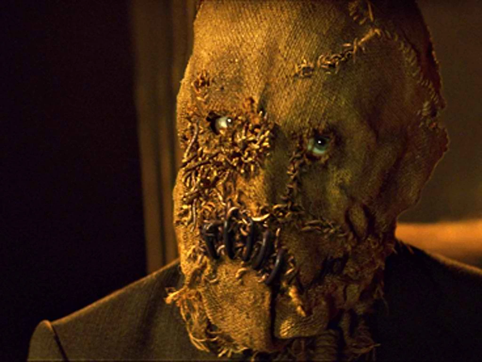 Batman villain artwork accompanying the section on Scarecrow.
