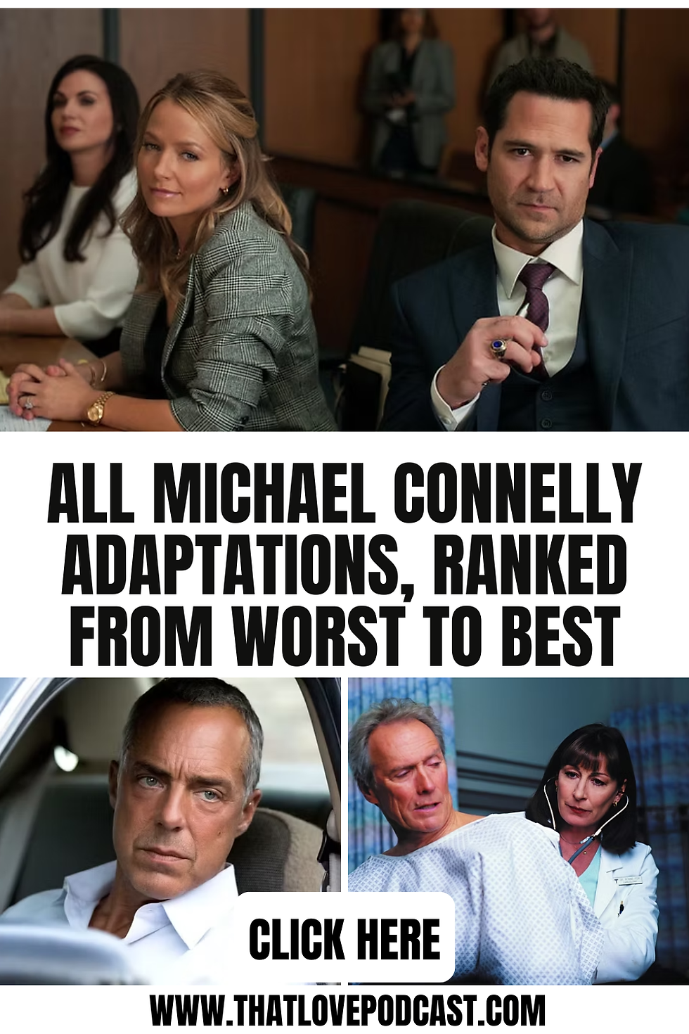 All Michael Connelly Adaptations, Ranked From Worst to Best