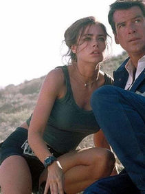 Still from The World Is Not Enough (1999), an underrated James Bond film.