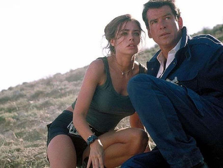 Still from The World Is Not Enough (1999), an underrated James Bond film.