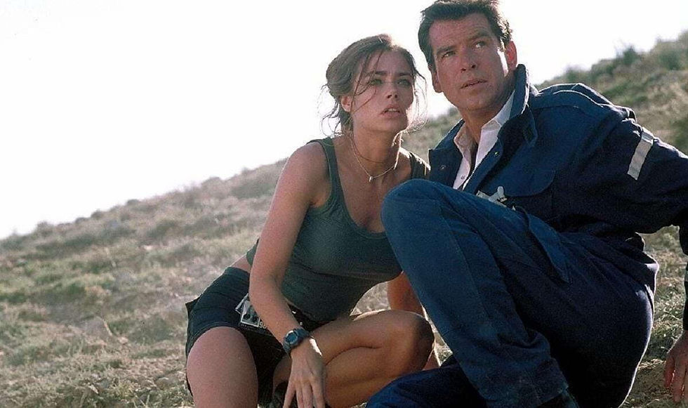 Still from The World Is Not Enough (1999), an underrated James Bond film.