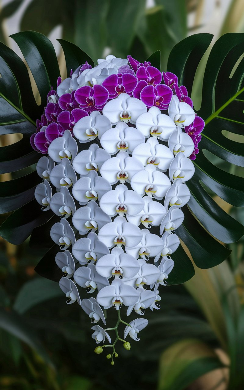 Vibrant Orchid Cascade