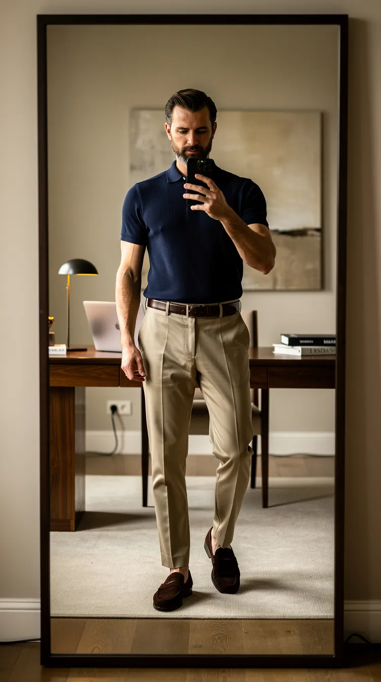  Polo Shirt + Chinos + Loafers