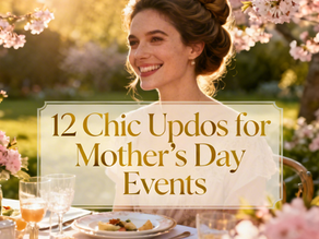 12 Chic Updos for Mother’s Day Events