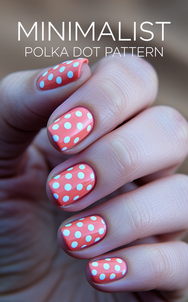 Minimalist Polka Dot Pattern