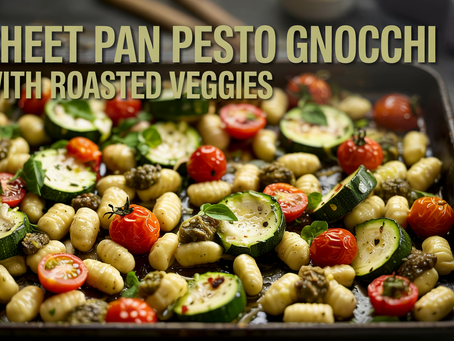 Easy Sheet Pan Pesto Gnocchi with Roasted Veggies: A One-Pan Wonder