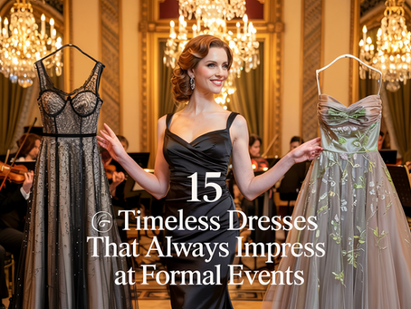 15 Timeless Dresses That Always Impress at Formal Events