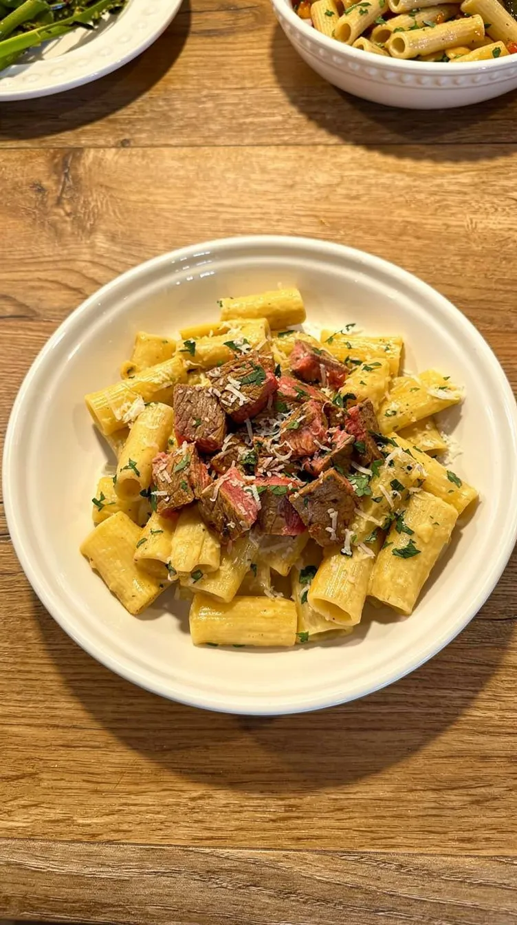 Creamy Garlic & Herb Steak Pasta: The Ultimate 30-Minute Comfort Food Masterpiece