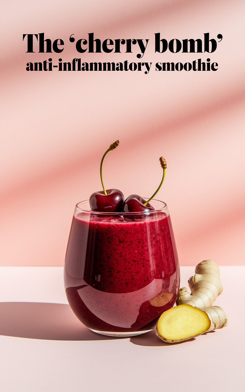 The 'Cherry Bomb' Anti-Inflammatory Smoothie