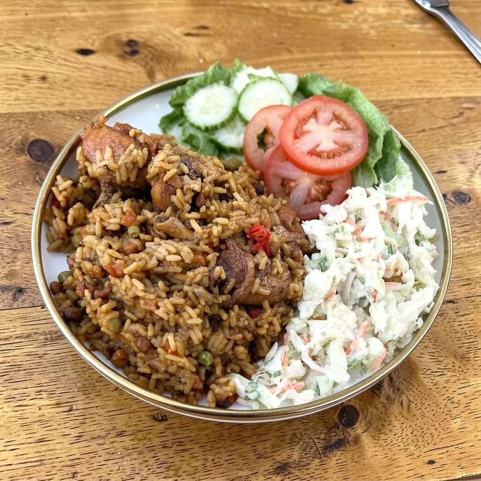 Delicious Trinidad Pelau with Chicken