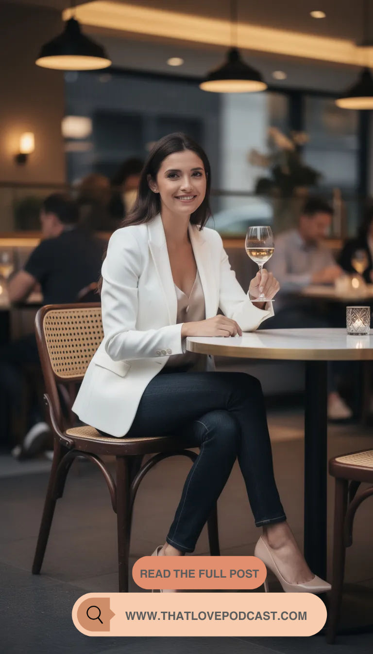 The Casual Dinner: Tailored Blazer and High-Waisted Jeans