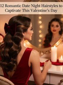 12 Romantic Date Night Hairstyles to Captivate This Valentine's Day