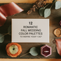 12 Romantic Fall Wedding Color Palettes to Inspire Your "I Do"