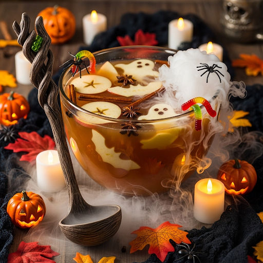 Spooky Apple Cider Punch