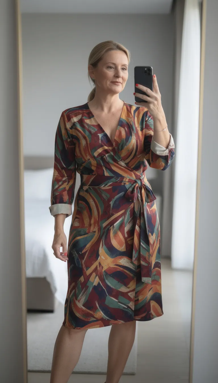 The Flirty Wrap Dress (Universally Flattering)