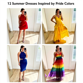 12 Summer Dresses Inspired by Pride Colors