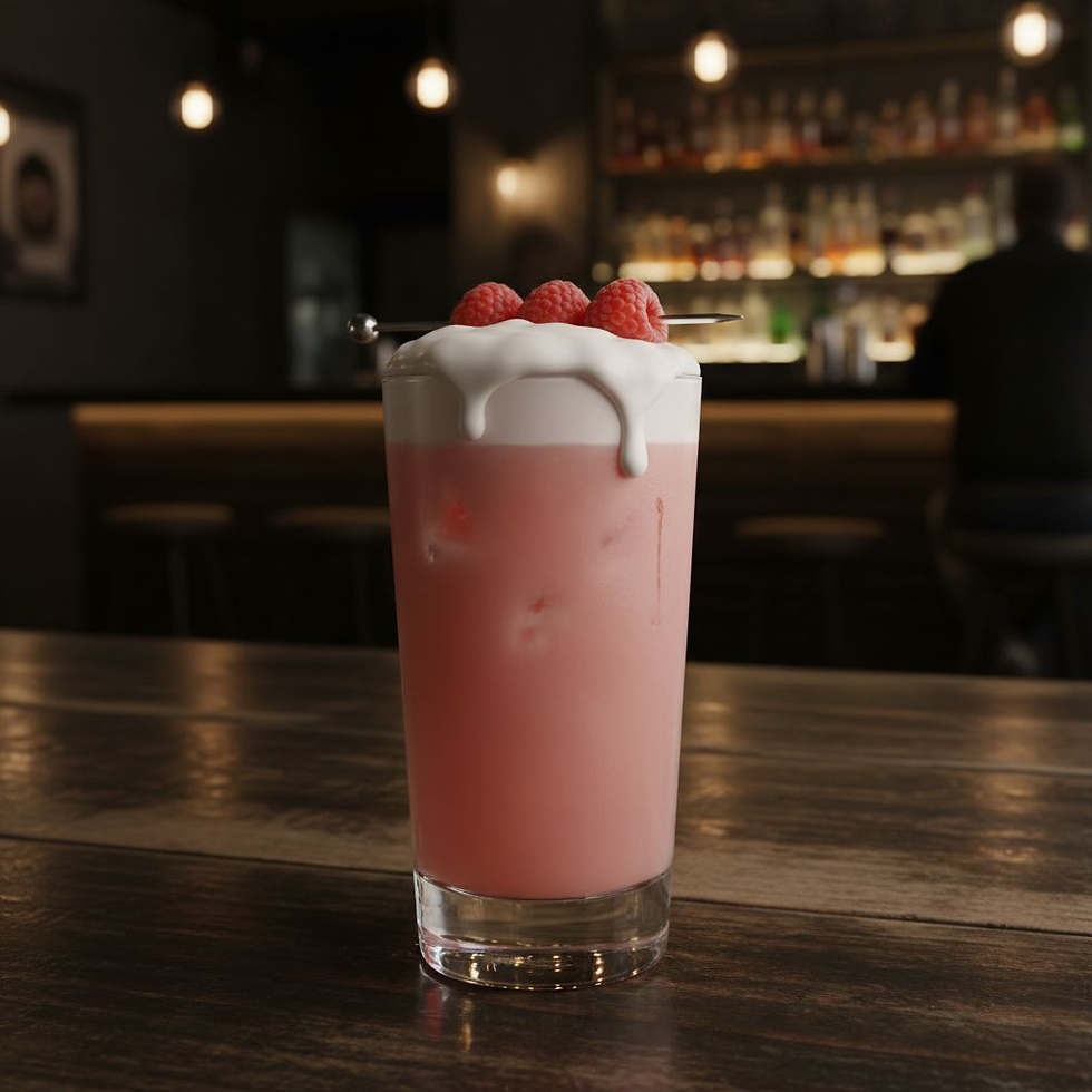Clover Club Raspberry Gin Cocktail