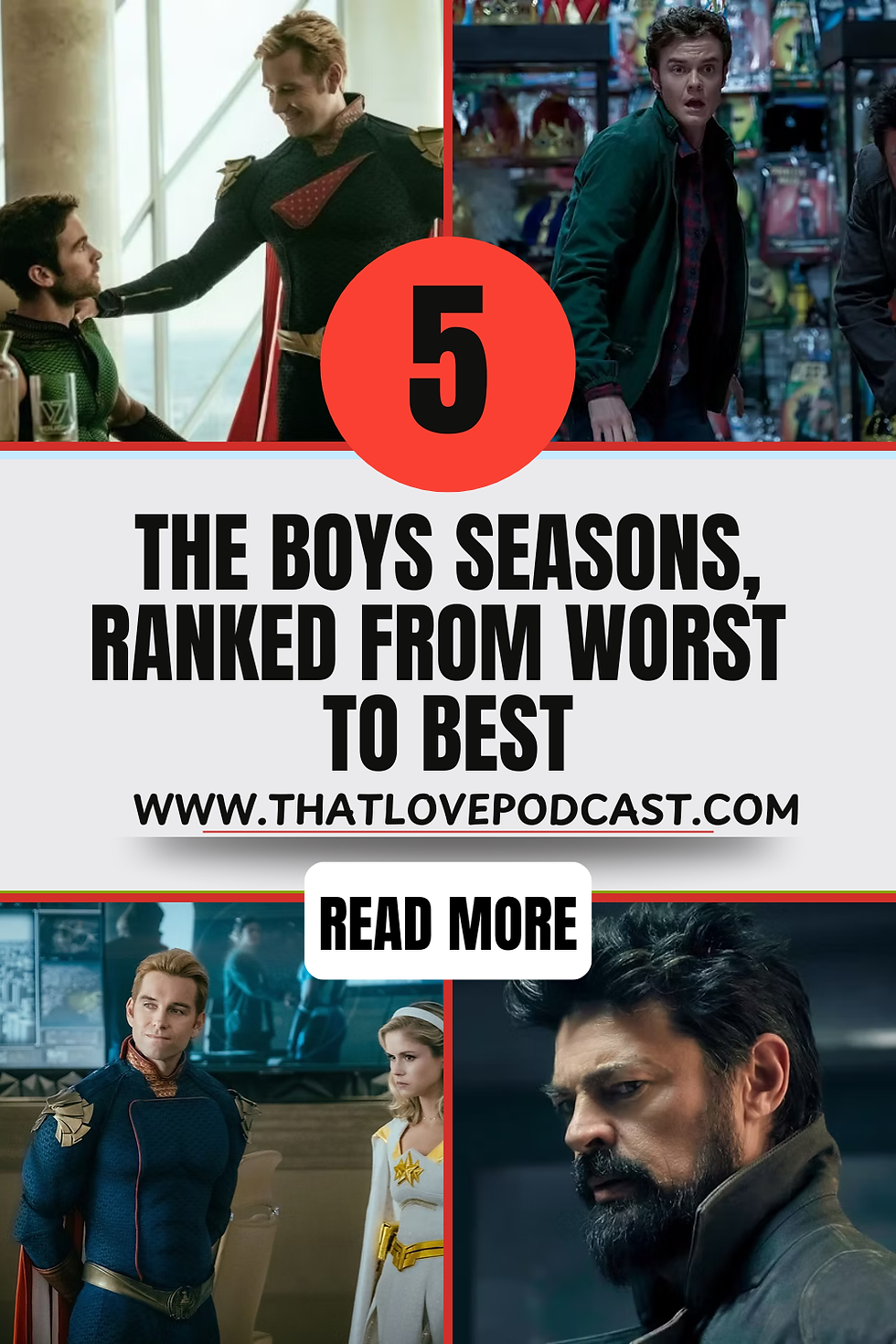 All 5 The Boys Seasons, Ranked From Worst to Best