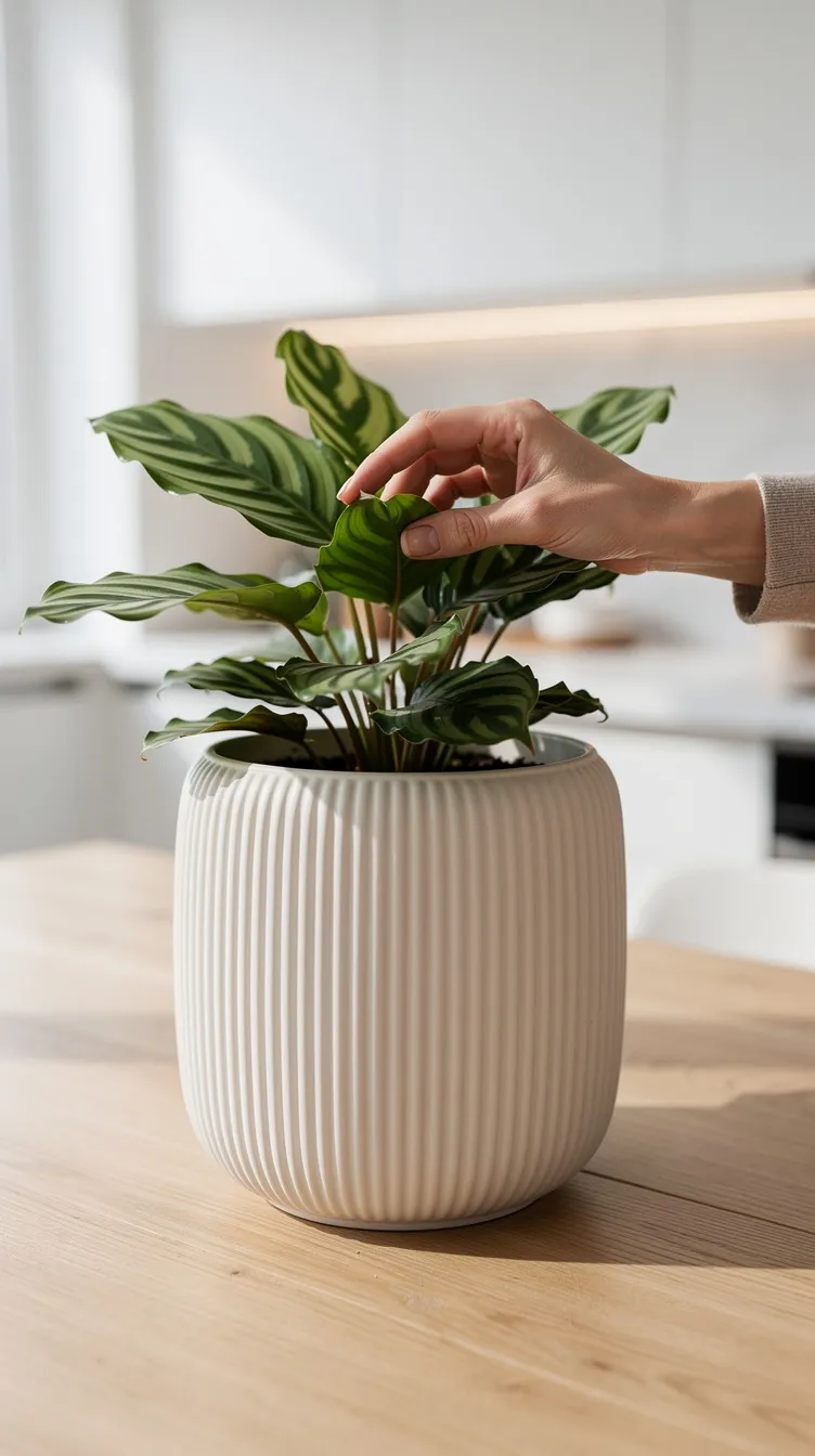 The Ribbed Upcycled Plastic Bottle Planter