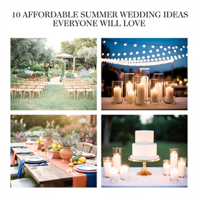 10 High-End Summer Wedding Ideas That Won't Break the Bank