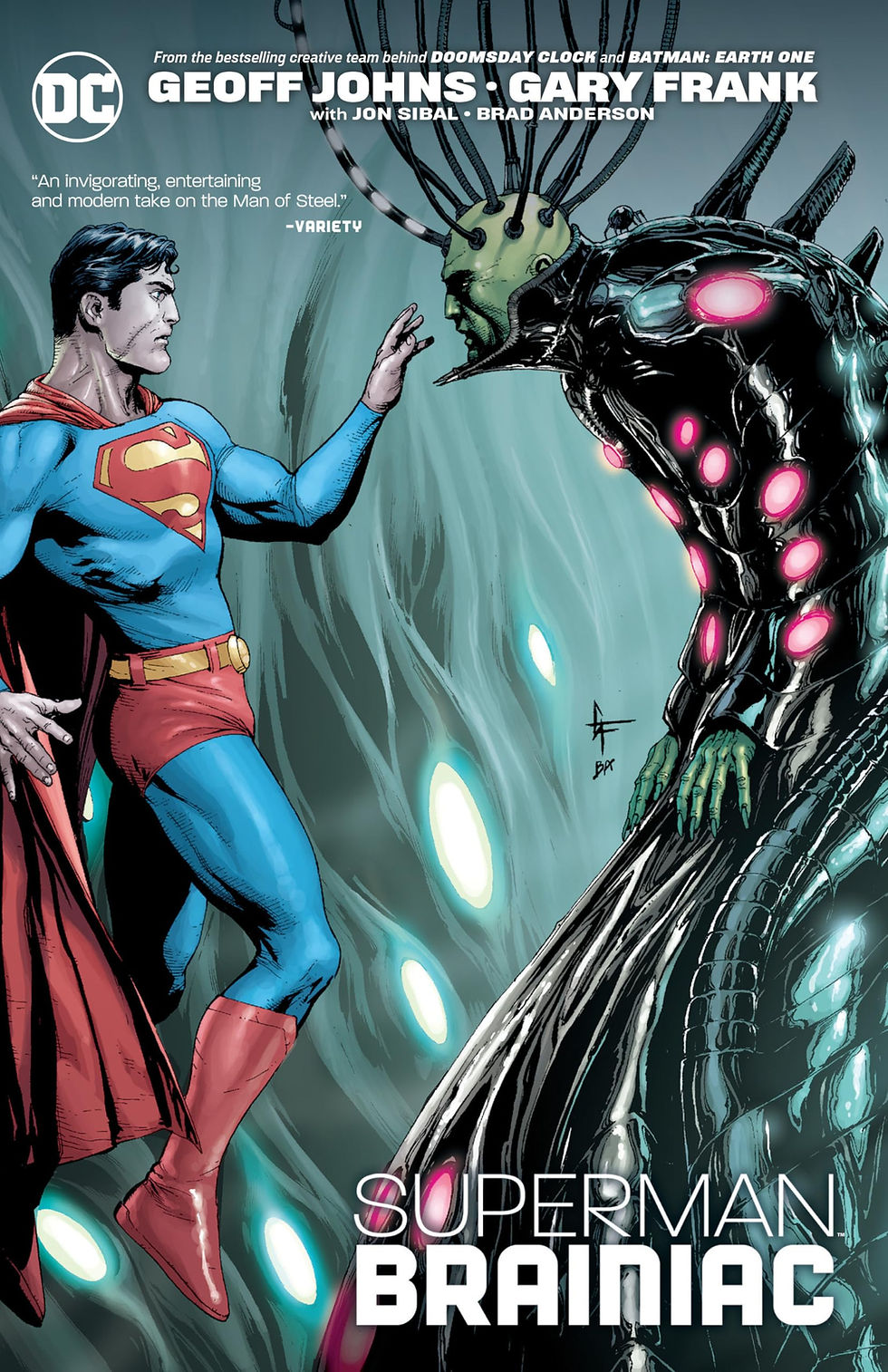 Superman Brainiac.jpg, illustrating 7. Superman: Brainiac in 10 Best Superman Comics for Beginners.