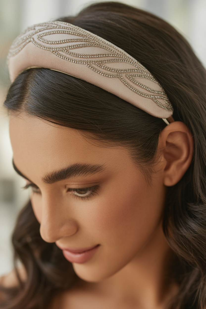 The Embellished Headband Wave