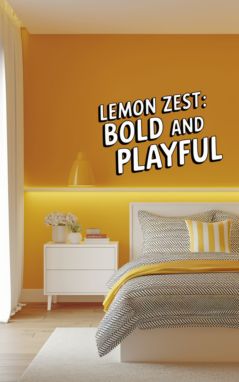 Lemon Zest Pop: Bold and Playful