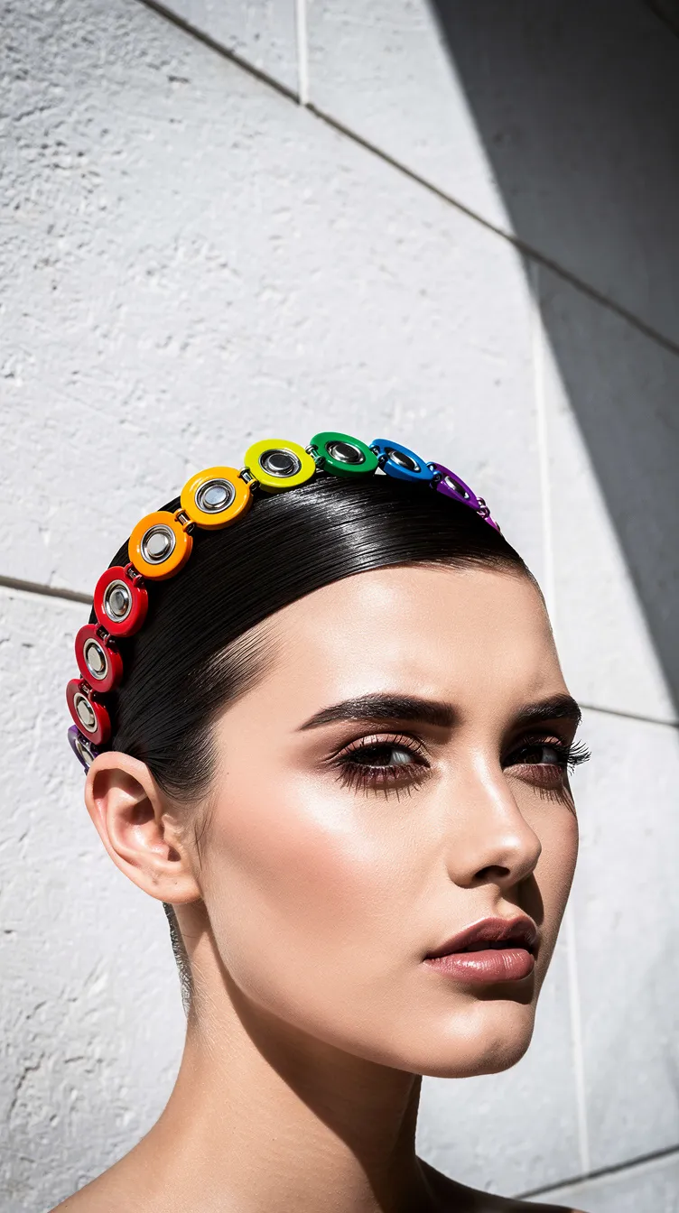 Snap-Clip Rainbow Crown
