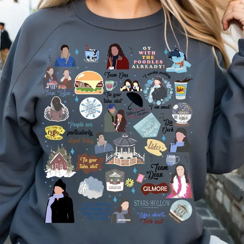 Thumbnail: Stars Hollow PNG Bundle – Gilmore Girls Inspired Digital Download Clipart, Luke’