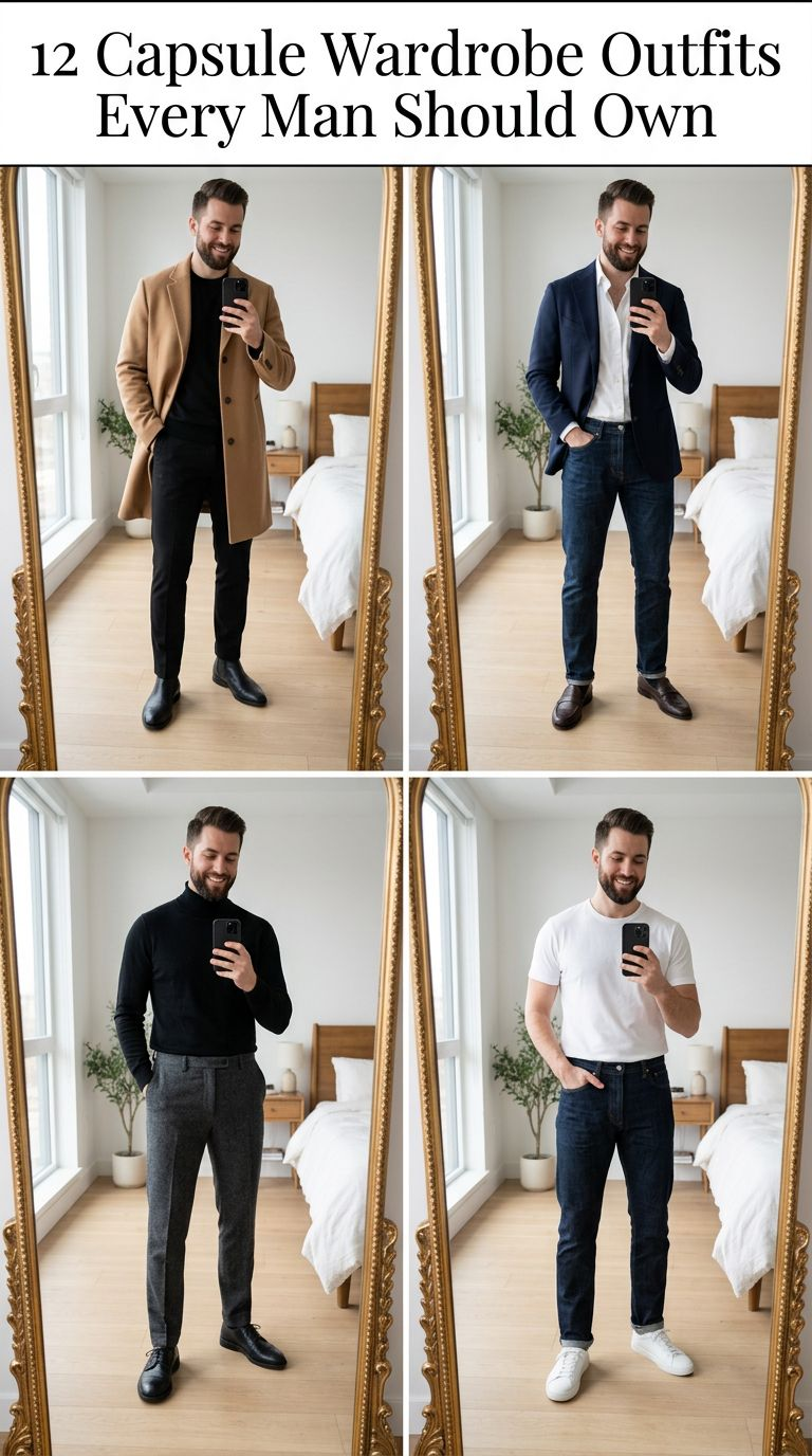 12 Capsule Wardrobe Outfits Every Man Should Own