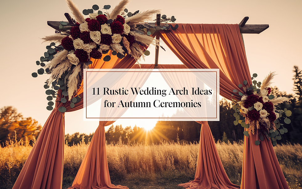 11 Rustic Wedding Arch Ideas for Autumn Ceremonies