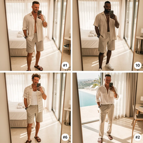 12 Men’s Vacation Outfits That Feel Effortless and Stylish