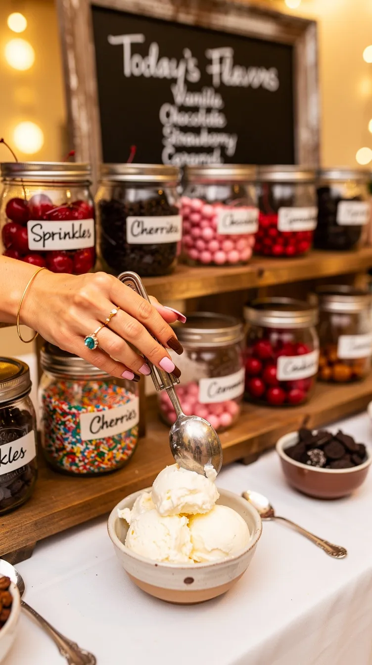 Classic Ice Cream Sundae Bar