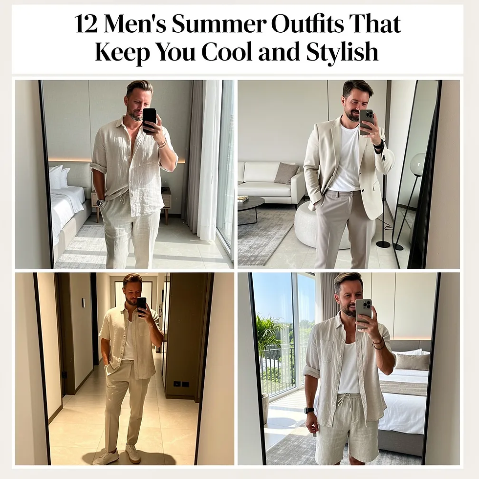 12 Men’s Summer Outfits That Keep You Cool and Stylish