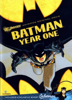 Batman comics artwork accompanying the section on Batman: Year One.