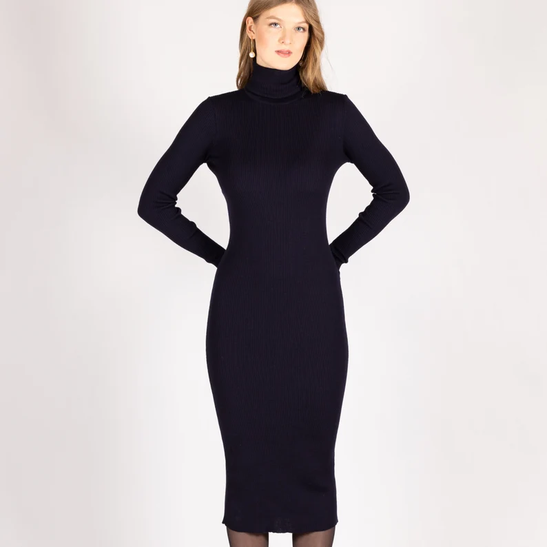 The Midi-Length Sweater Dress