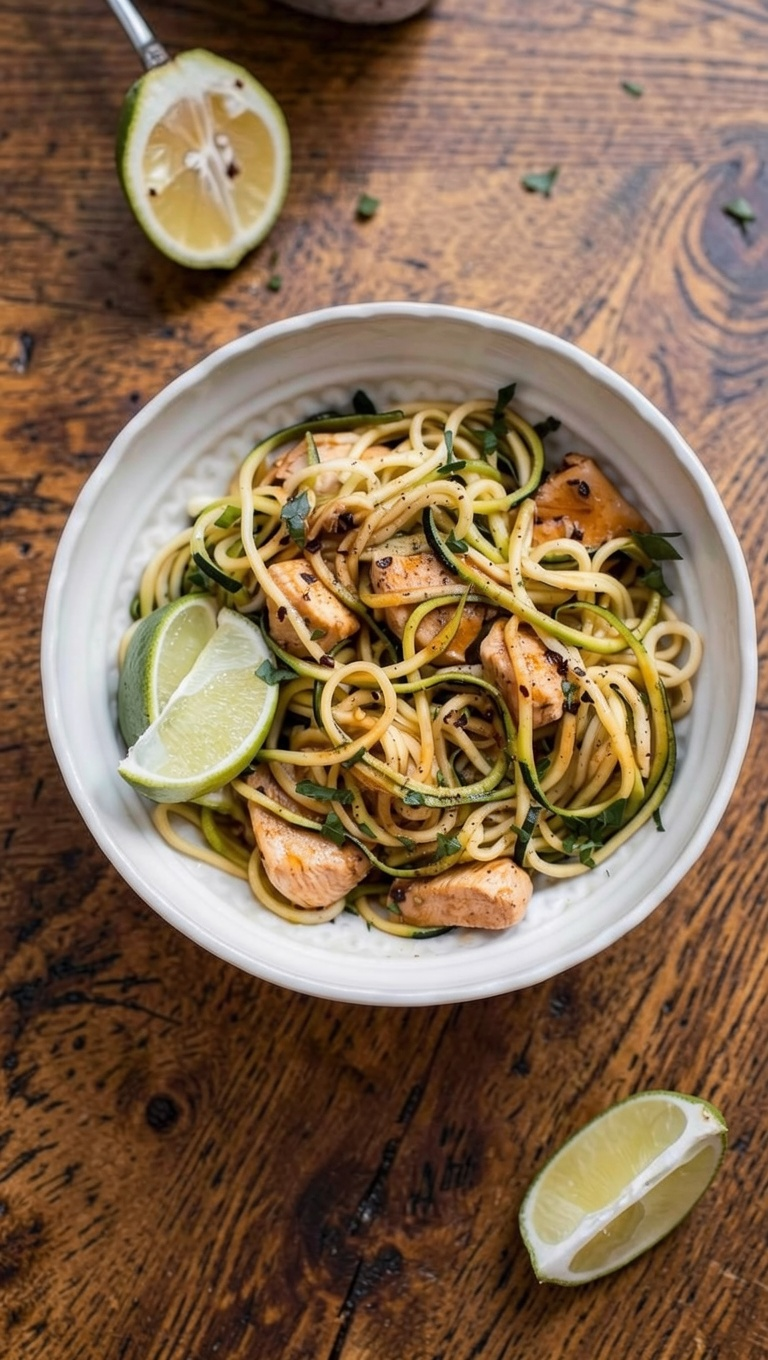 Delicious Lemon Chicken with Zoodles: A Fresh and Easy Recipe