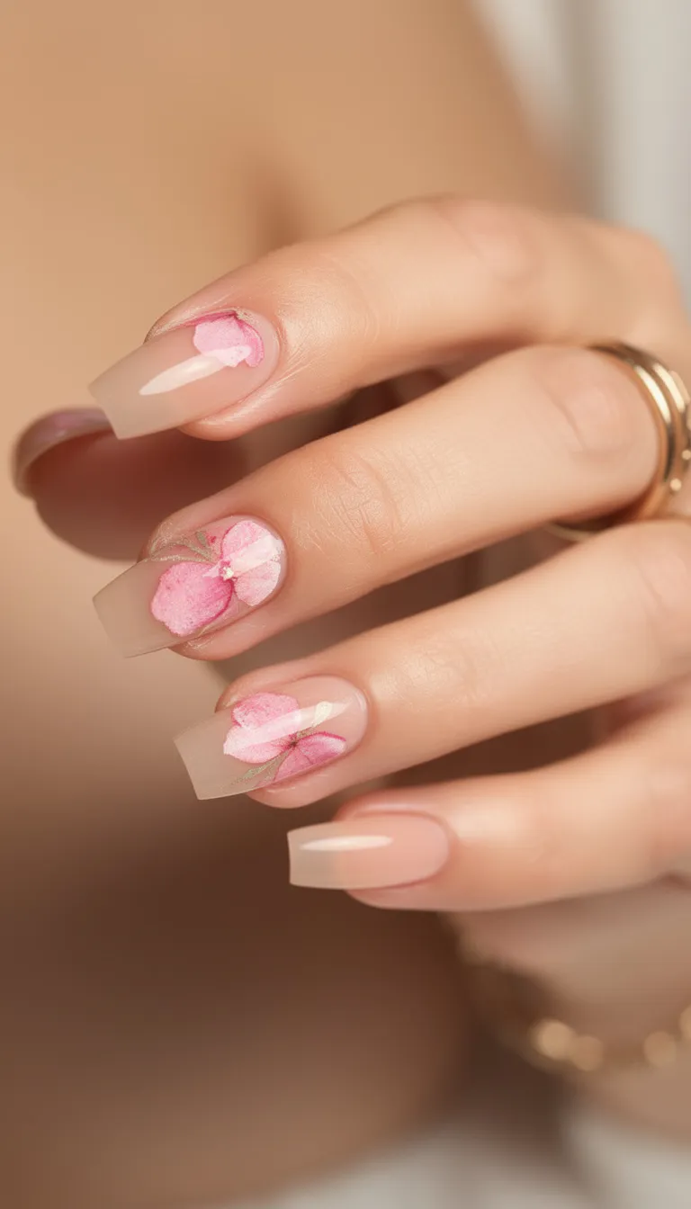 Soft Blush Watercolor Florals