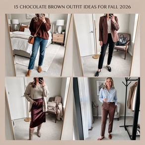 15 Chocolate Brown Outfit Ideas for Fall 2026