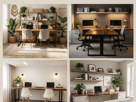 14 Gorgeous Ideas for a Home Office For Two