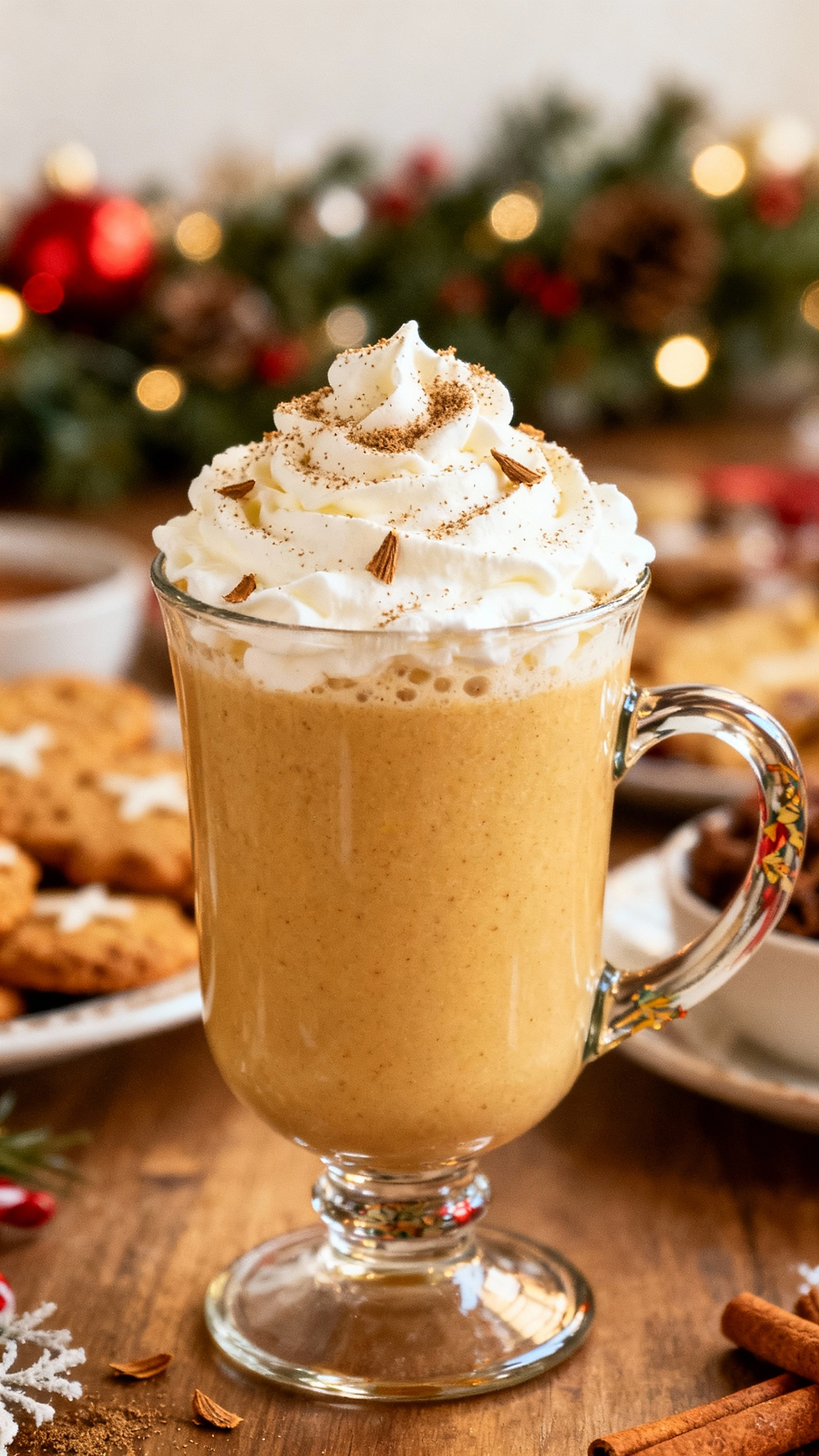 Spiced Gingerbread Eggnog