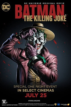 Batman comics artwork accompanying the section on Batman: The Killing Joke.