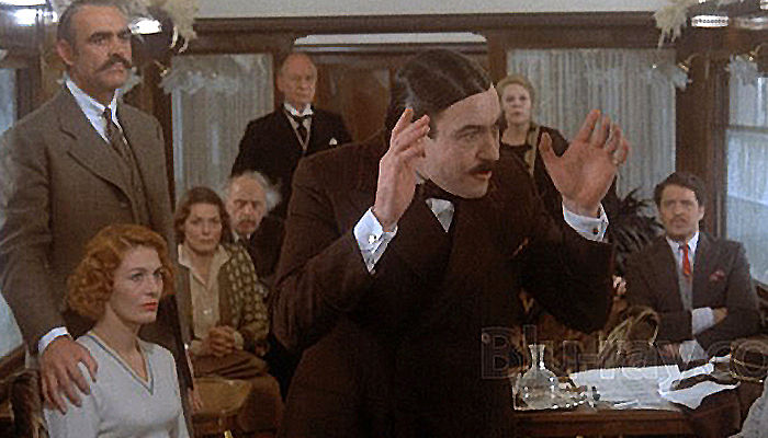 Promotional artwork for the 1974 film Murder on the Orient Express.