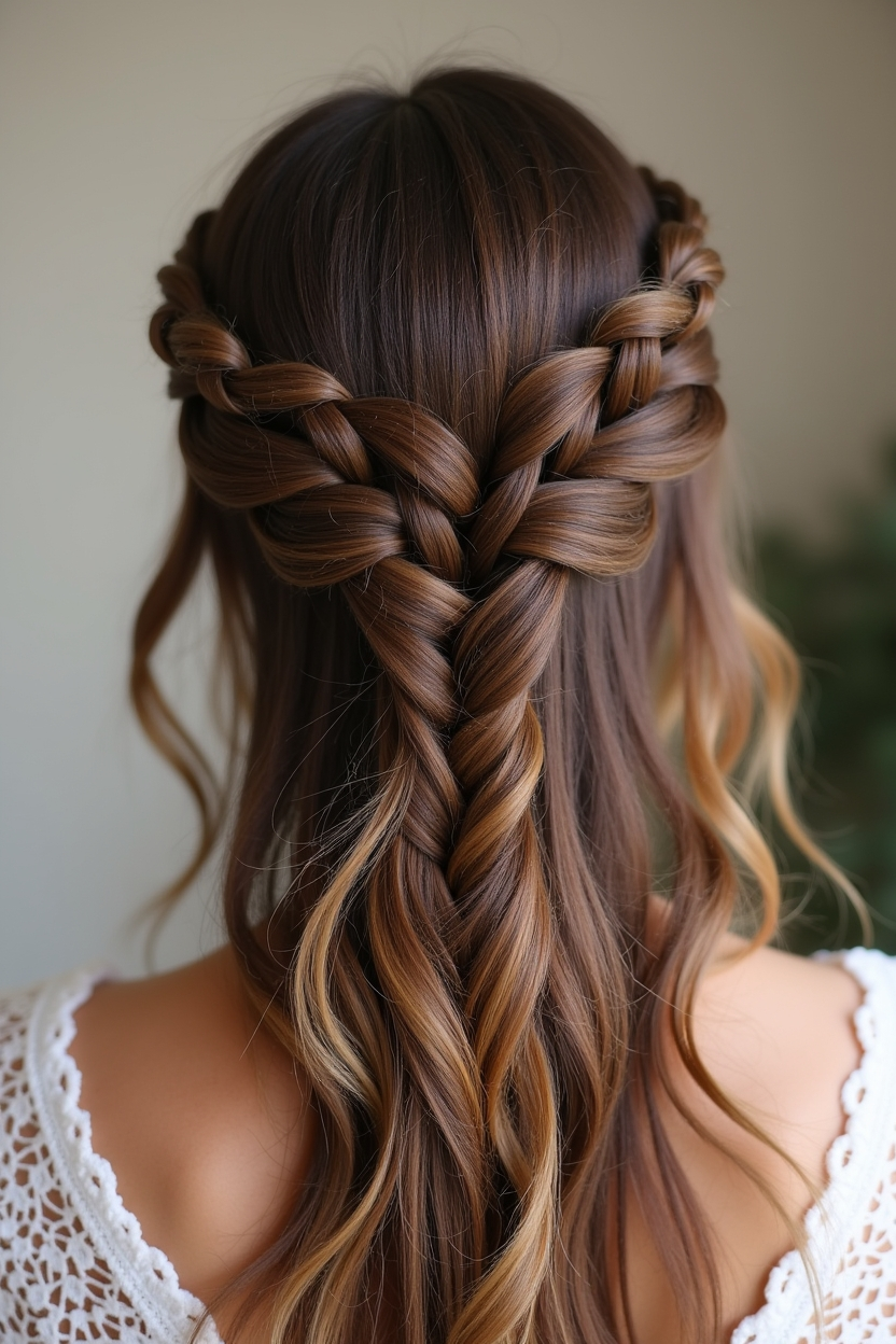 The Waterfall Braid: Cascading Delicacy
