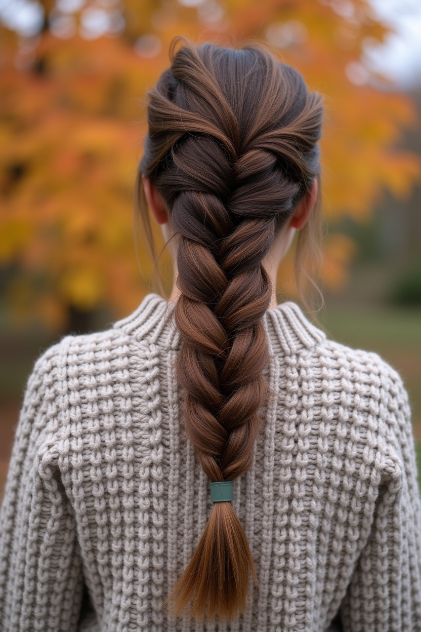 The Cozy & Chic Fishtail Braid: Intricate Texture
