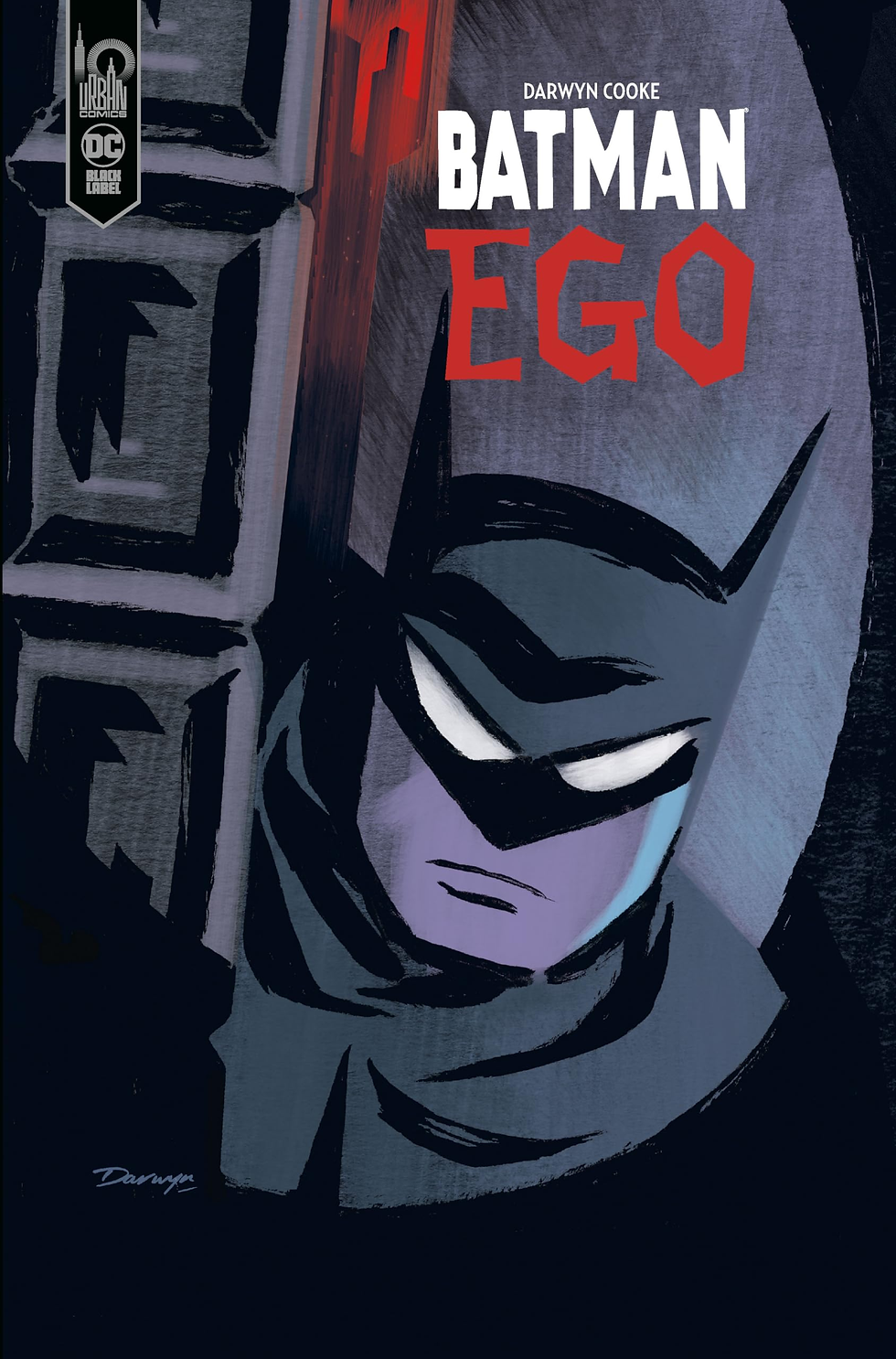 Batman comics artwork accompanying the section on Batman: Ego.