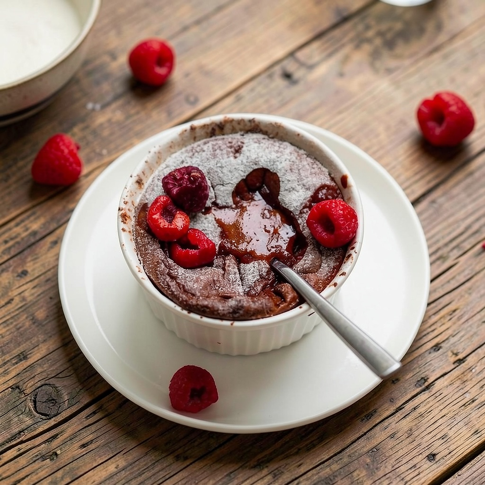 Easy Microwave Chocolate Lava Cake (Pudding Perfection!)