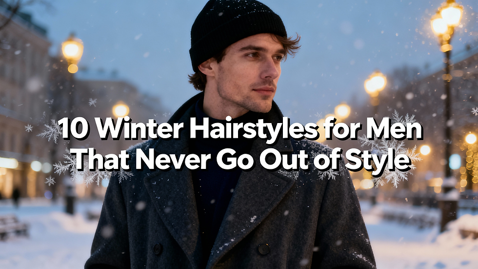 10 Winter Hairstyles for Men That Never Go Out of Style